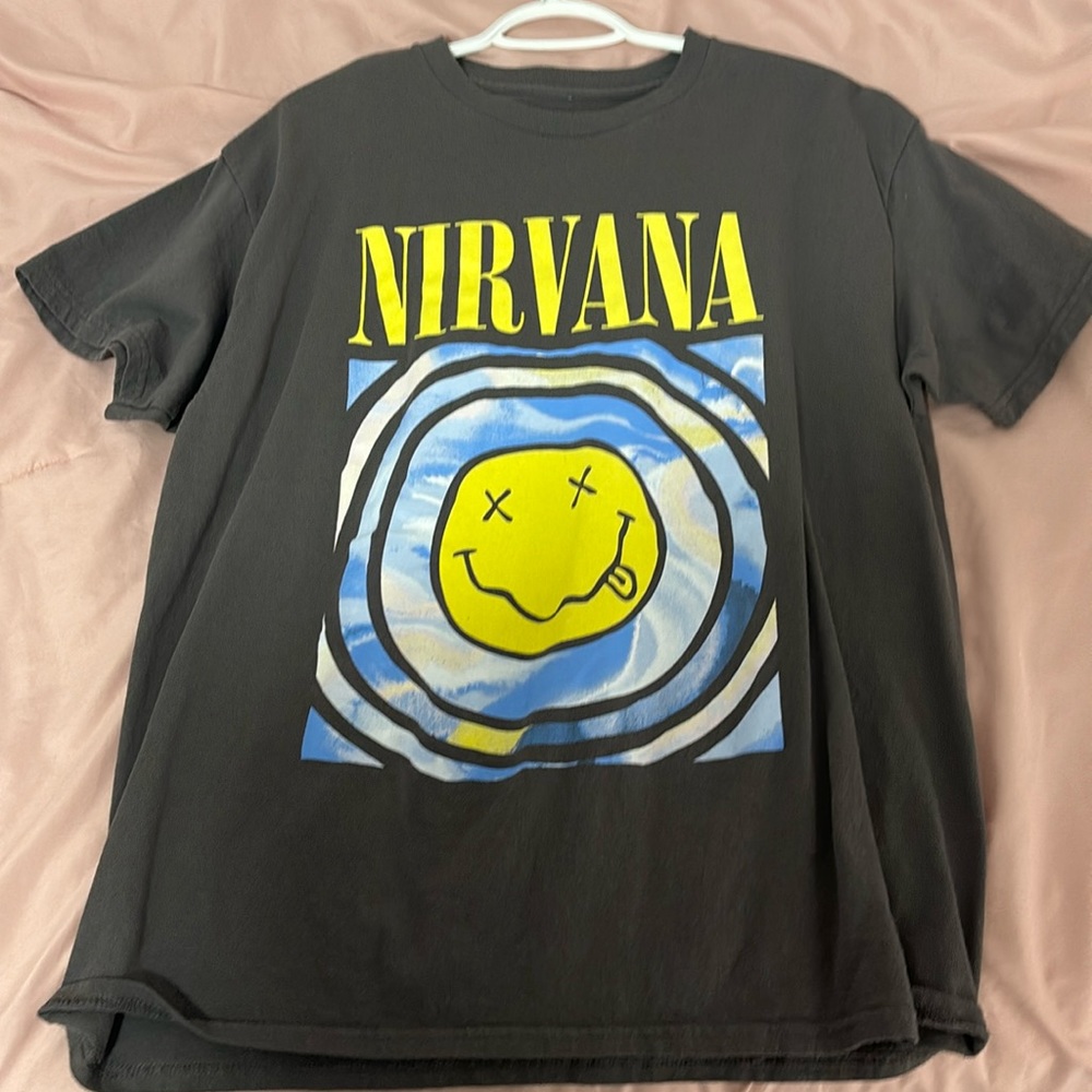 never worn nirvana shirt